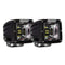 Flood/Spreader Lights RIGID Industries Radiance Scene Lights - Surface Mount Pair - Black w/White LED Backlight [68200] RIGID Industries