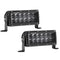 Flood/Spreader Lights RIGID Industries SAE Compliant E-Series 6" Light Bar - Pair - Black [106613] RIGID Industries