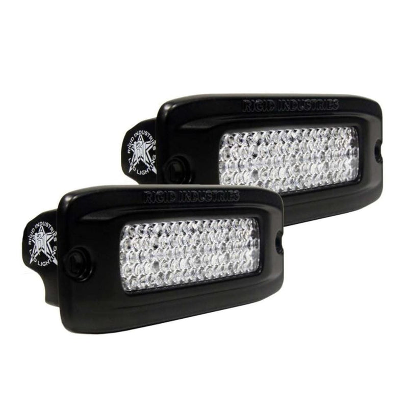 Flood/Spreader Lights RIGID Industries SR-Q PRO Back Light Kit - Flush Mount Diffused - Pair - Black [980033] RIGID Industries