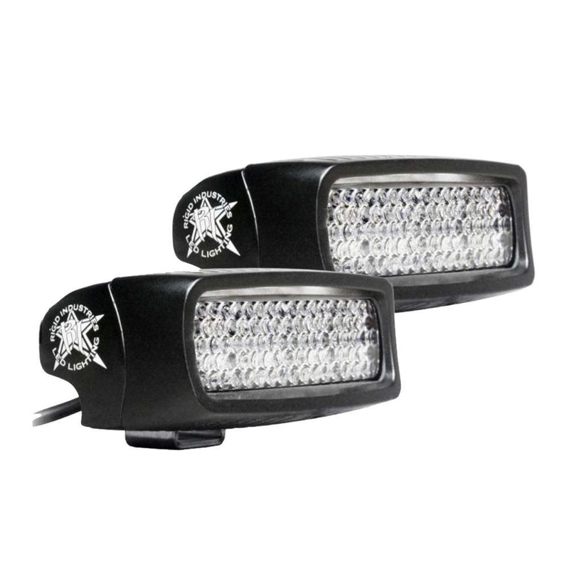 Flood/Spreader Lights RIGID Industries SR-Q PRO Back Up Light Kit - Surface Mount Diffused - Pair - Black [980023] RIGID Industries