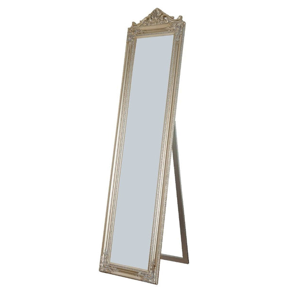 Floor Mirrors Standing Mirror, Champagne Gold Benzara