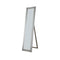 Floor Mirrors Standing Mirror with Decorative Design, Silver Benzara
