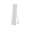 Floor Mirrors Standing Mirror with Decorative Design, White Benzara