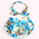 Floral Bow Baby Bloomer Headband set Girl Diaper Covered Tutu Ruffled Panties Infant Shorts Culottes baby Newborn Photo Props-color 14-Newborn-JadeMoghul Inc.
