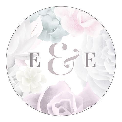 Floral Dreams Small Sticker (Pack of 1)-Wedding Favor Stationery-JadeMoghul Inc.