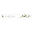 Floral Fan Sticker (Pack of 1)-Wedding Favor Stationery-JadeMoghul Inc.