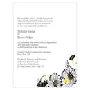 Floral Fusion Invitation Harvest Gold (Pack of 1)-Invitations & Stationery Essentials-Lemon Yellow-JadeMoghul Inc.