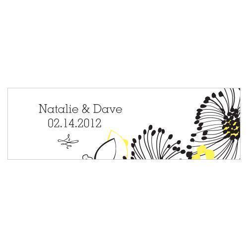 Floral Fusion Small Rectangular Tag Harvest Gold (Pack of 1)-Wedding Favor Stationery-Lilac-JadeMoghul Inc.