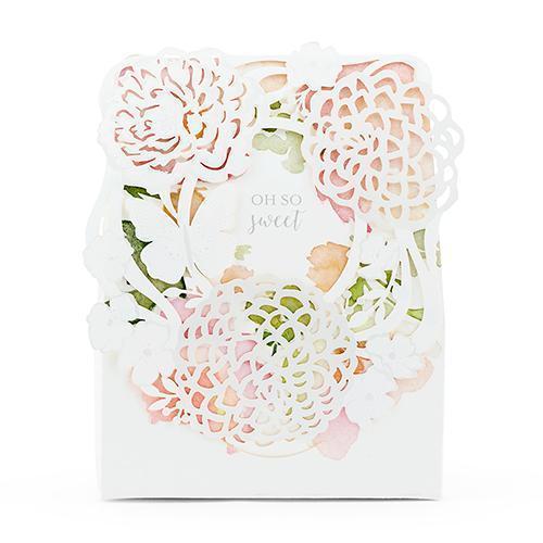 Floral Garden Favor Box (Pack of 10)-Favor Boxes Bags & Containers-JadeMoghul Inc.