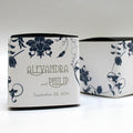 Floral Orchestra Cube Favor Box Wrap Vintage Pink (Pack of 1)-Favor-Powder Blue-JadeMoghul Inc.
