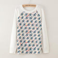 Floral Print Casual Sweater Top-gg38-XL-JadeMoghul Inc.