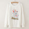 Floral Print Casual Sweater Top-gg43-XL-JadeMoghul Inc.