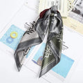 Floral Print Scrunchies Hair Scarf Bohemia Women Ribbon Hairbands Streamers Bow Hair Rope Ties Holder Ponytail Hair Accessories AExp