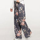 Floral Print Super Soft Lounge Pants-0447darkgray-L-JadeMoghul Inc.