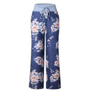 Floral Print Super Soft Lounge Pants-0486blue-L-JadeMoghul Inc.