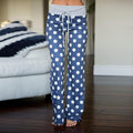 Floral Print Super Soft Lounge Pants-0628blue-L-JadeMoghul Inc.