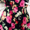 Floral Printed Chiffon Off Shoulder Summer Dress-5-L-JadeMoghul Inc.
