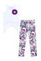 Floral Touch Lisa Set - Girls-Floral Touch-4-Grey/Purple/Pink/White-JadeMoghul Inc.