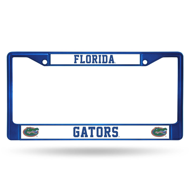 Lexus License Plate Frame Florida Blue Colored Chrome Frame