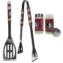 Florida St. Seminoles 2pc BBQ Set with Tailgate Salt & Pepper Shakers-Tailgating Accessories-JadeMoghul Inc.