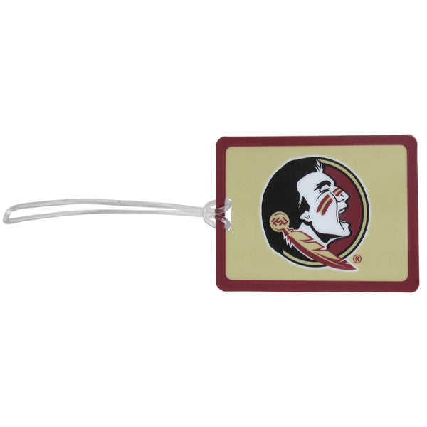Florida St. Seminoles Vinyl Luggage Tag-Luggage Accessories-JadeMoghul Inc.