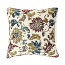 Florra Contemporary Pillow, Multicolor, Set of 2, Small-Bed Pillows-Multi, Floral-Polyester-JadeMoghul Inc.