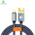 FLOVEME For iPhone Cable Micro USB Data Cables Mobile Phone Type C 1M Charger Cable For iPhone X 7 8 6 6s Samsung S8 Xiaomi Cabo-Blue-Micro USB-JadeMoghul Inc.