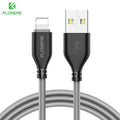 FLOVEME USB Cable for iPhone 7 8 X 2.2A Charging Sync 0.3m 1m Mobile Phone Cables For Apple iPhone 10 6 7 8 Plus 5s Charger Cabo-China-Black Grey-30cm-JadeMoghul Inc.