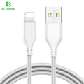 FLOVEME USB Cable for iPhone 7 8 X 2.2A Charging Sync 0.3m 1m Mobile Phone Cables For Apple iPhone 10 6 7 8 Plus 5s Charger Cabo-China-White Grey-30cm-JadeMoghul Inc.