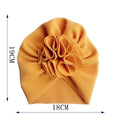 Flower Baby Hat Toddler Turban 6m-18m Infant Headwraps Kids Bonnet Newborn Toddler Beanie Cap AExp