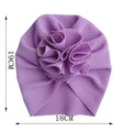 Flower Baby Hat Toddler Turban 6m-18m Infant Headwraps Kids Bonnet Newborn Toddler Beanie Cap AExp