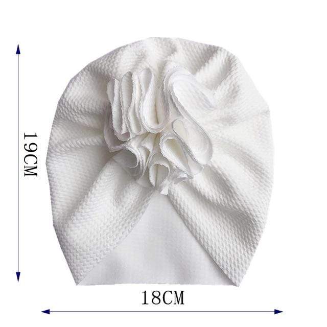 Flower Baby Hat Toddler Turban 6m-18m Infant Headwraps Kids Bonnet Newborn Toddler Beanie Cap AExp