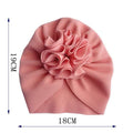 Flower Baby Hat Toddler Turban 6m-18m Infant Headwraps Kids Bonnet Newborn Toddler Beanie Cap AExp