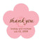 Flower Shaped Stickers Indigo Blue (Pack of 1)-Wedding Favor Stationery-Fuchsia-JadeMoghul Inc.