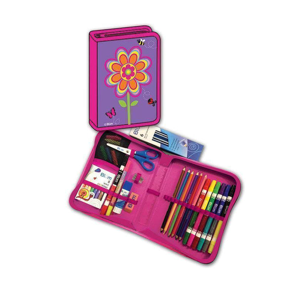 FLOWERS DESIGNED ALL IN ONE SCHOOL-Learning Materials-JadeMoghul Inc.