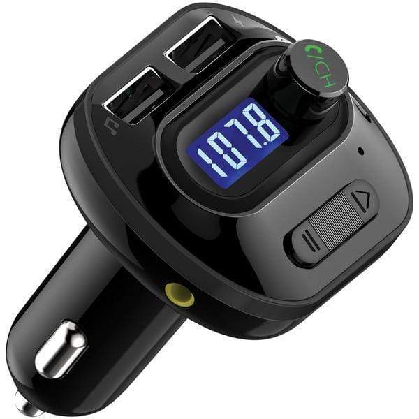 T2.0 Mini FM Transmitter with Dual USB Ports