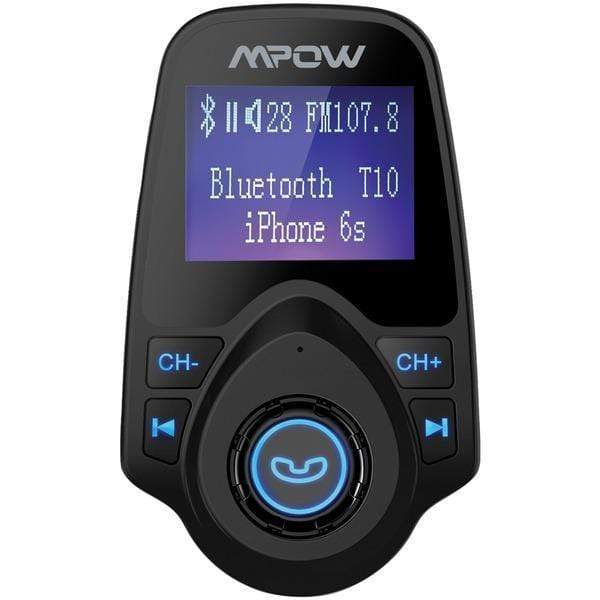 T4.0 FM Transmitter with Large LCD Display & Adjustable Gooseneck