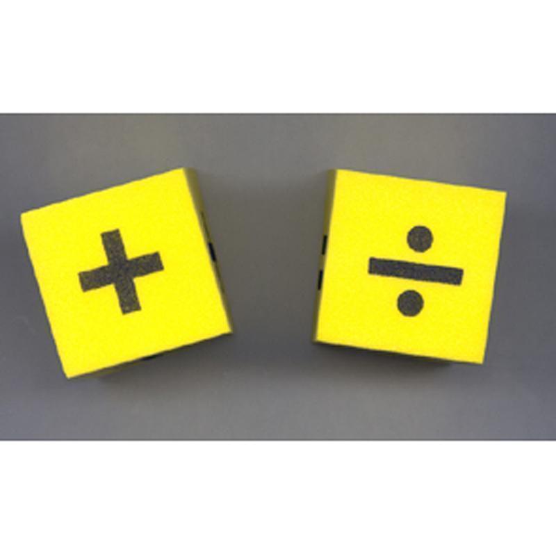 FOAM DICE 2 OPERATOR SET OF 2-Toys & Games-JadeMoghul Inc.