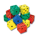 FOAM DOT DICE SET OF 12-Toys & Games-JadeMoghul Inc.