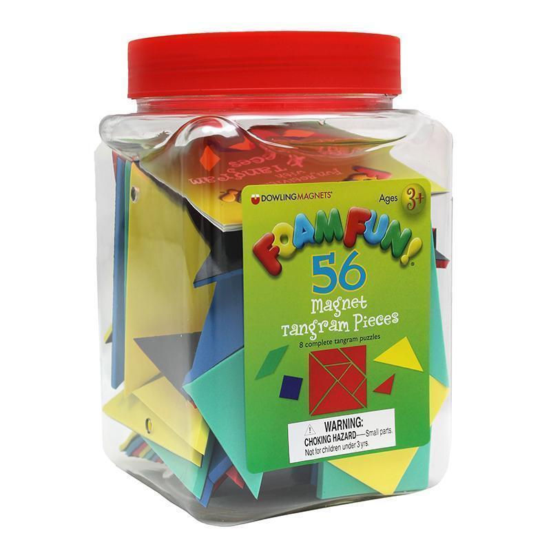 FOAM FUN MAGNET TANGRAMS-Learning Materials-JadeMoghul Inc.