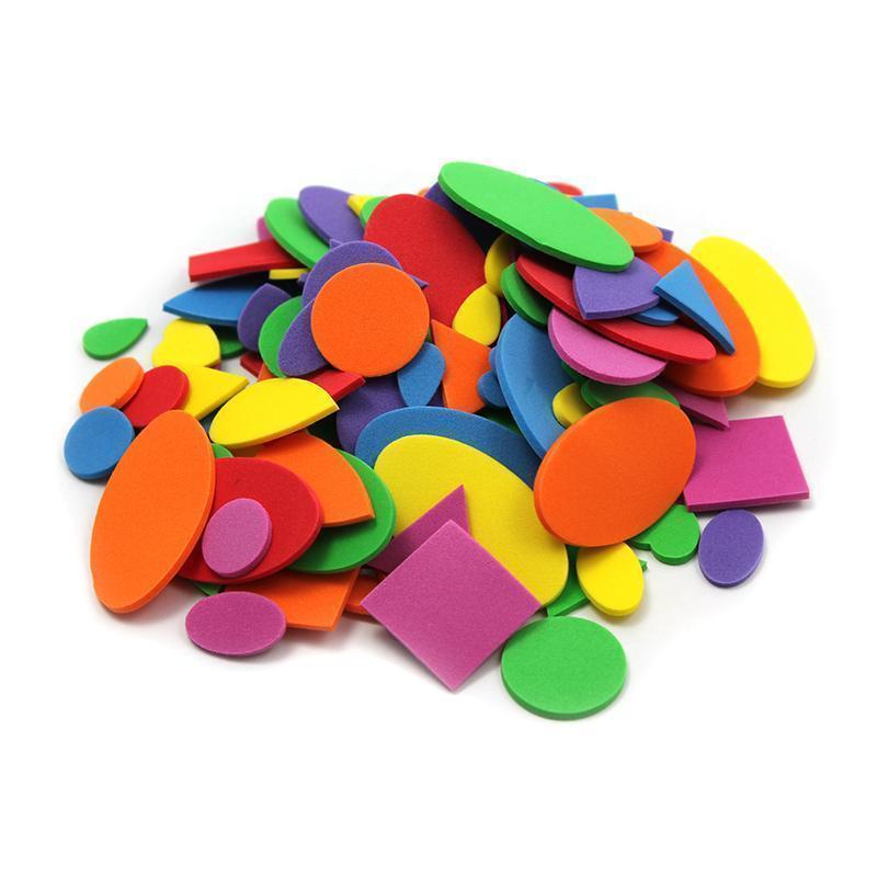 FOAM SHAPES ASST COLORS 264 PCS-Supplies-JadeMoghul Inc.