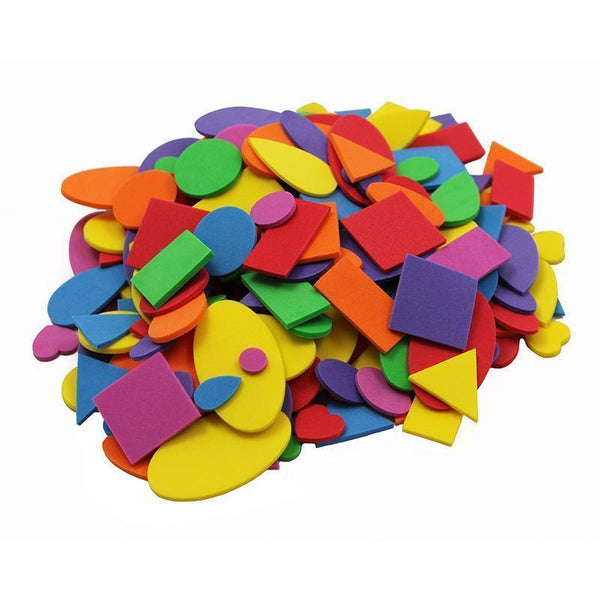 FOAM SHAPES ASST COLORS 720 PCS-Supplies-JadeMoghul Inc.