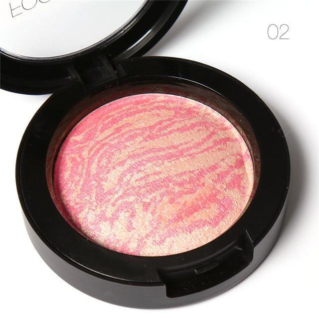 Focallure Natural Baked Face Pressed Blush Rouge Makeup Cheek Blusher Palettes Mineral Blusher Palette Cream Blush-2-JadeMoghul Inc.
