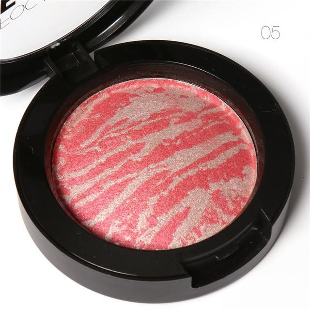 Focallure Natural Baked Face Pressed Blush Rouge Makeup Cheek Blusher Palettes Mineral Blusher Palette Cream Blush-5-JadeMoghul Inc.