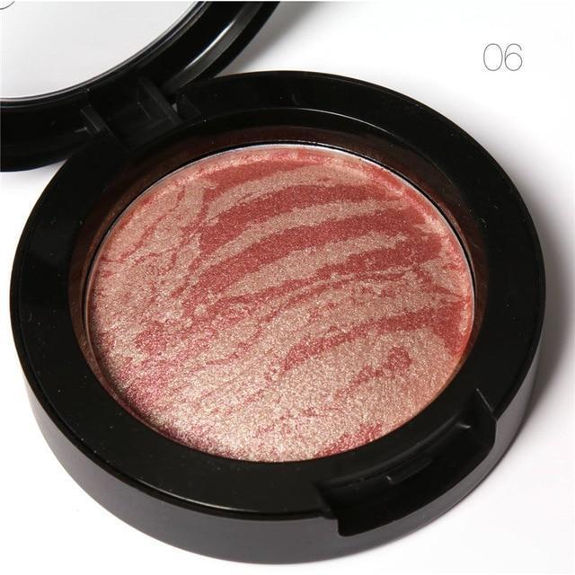 Focallure Natural Baked Face Pressed Blush Rouge Makeup Cheek Blusher Palettes Mineral Blusher Palette Cream Blush-6-JadeMoghul Inc.