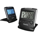 Fold-up Travel Alarm Clock-Clocks & Radios-JadeMoghul Inc.