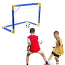 Folding Mini Football Soccer Goal Post Net Set with Pump Kids Sport Toy Funny Indoor Outdoor Games Toys Child Brithday Gift--JadeMoghul Inc.