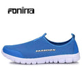 FONIRRA Men Casual Shoes 2017 New Summer Breathable Mesh Casual Shoes Size 34-46 Slip On Soft Men's Loafers Outdoors Shoes 131-Blue-6.5-JadeMoghul Inc.