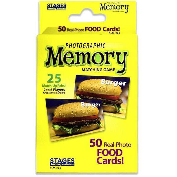 FOOD PHOTOGRAPHIC MEMORY MATCHING-Learning Materials-JadeMoghul Inc.