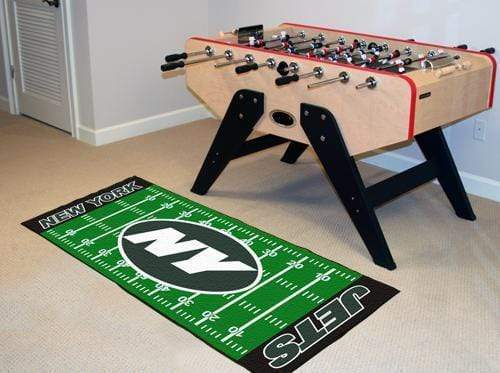 Football Field Runner Hallway Runner Rug NFL New York Jets Runner Mat 30"x72" FANMATS